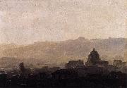 Pierre-Henri de Valenciennes View of Rome in the Morning china oil painting artist